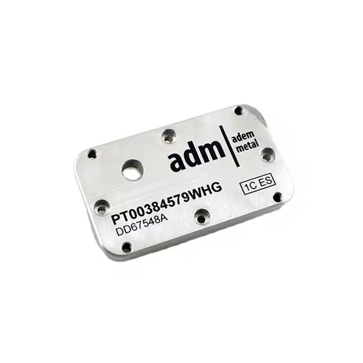 OEM custom stainless steel nameplate for industrial equipment and machine labeling