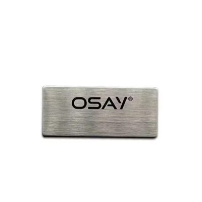 Factory direct custom stainless steel logo label for branding