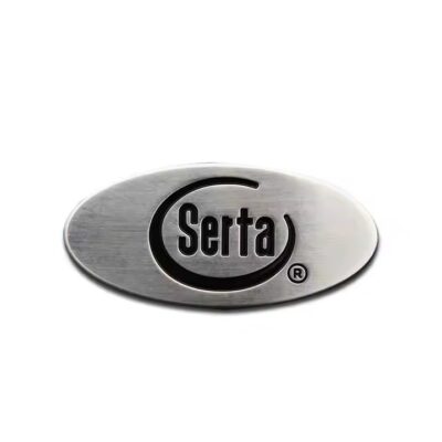 Factory direct custom stainless steel logo label for branding