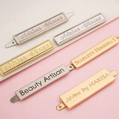 Luxury Die-Cast Metal Tag for Designer Handbags