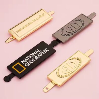 Luxury Die-Cast Metal Tag for Designer Handbags