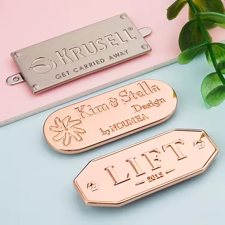 Luxury Die-Cast Metal Tag for Designer Handbags