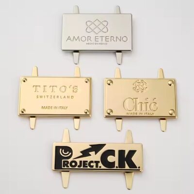 Rainbow Die-Cast Metal Tag for Designer Handbags

