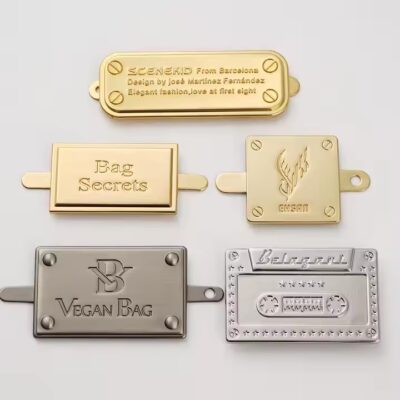 Rainbow Die-Cast Metal Tag for Designer Handbags

