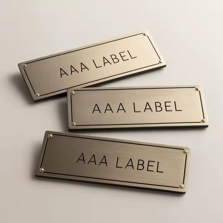 High-quality stainless steel engraved metal tags