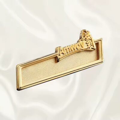 Personalized custom brass tag for handmade crafts
