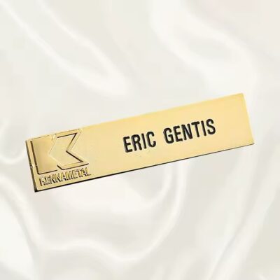 Personalized custom brass tag for handmade crafts