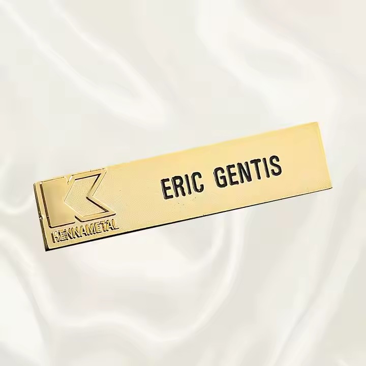 Personalized custom brass tag for handmade crafts