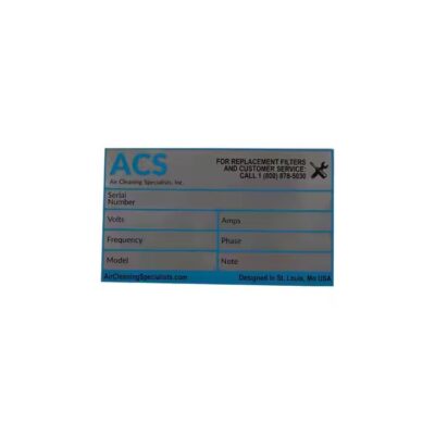 Durable hot-selling industrial metal tag for machinery labeling