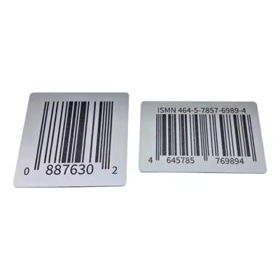 Digital printing production ID metal barcode label