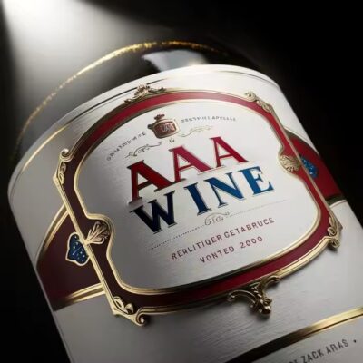 High-quality metal adhesive label for premium branding and packaging