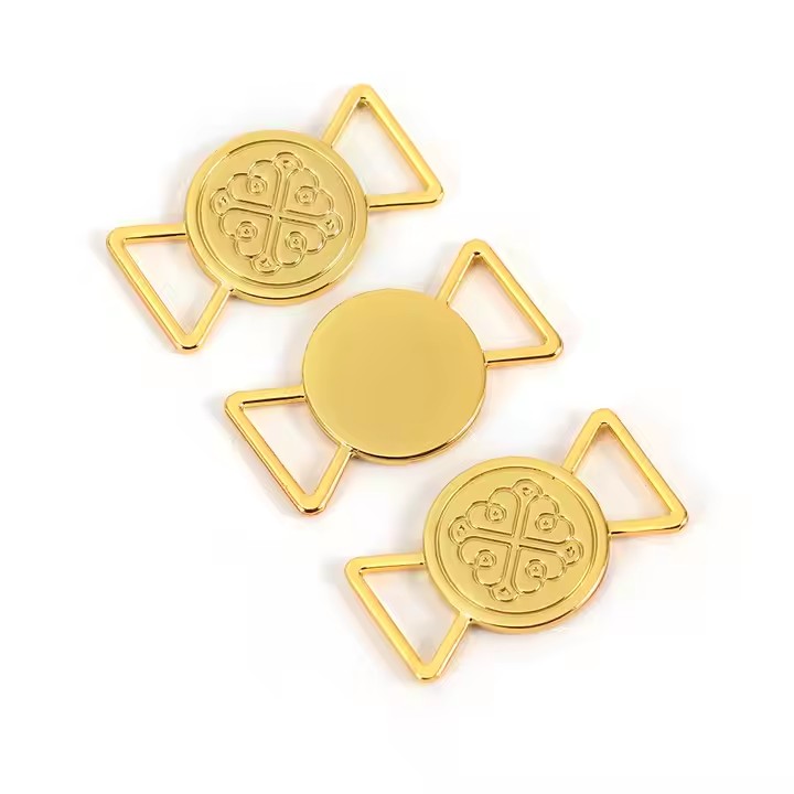 Washable engraved metal label for garments and clothing branding