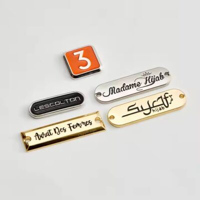 Custom Die-Cast Metal Brand Logo Tag for Craft Products
