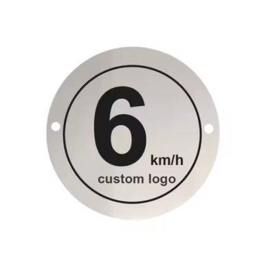Custom-sized stainless steel ID tag with engraved information