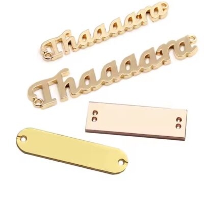 Bulk Custom Clothing Brand Metal Tags