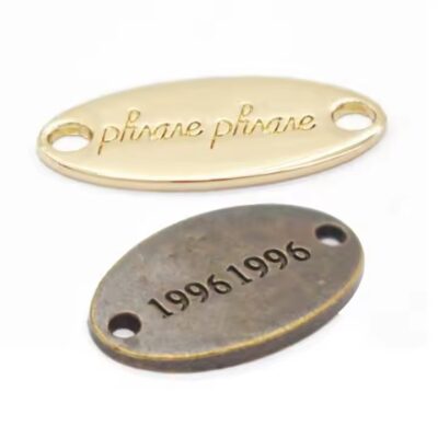 Bulk Custom Clothing Brand Metal Tags