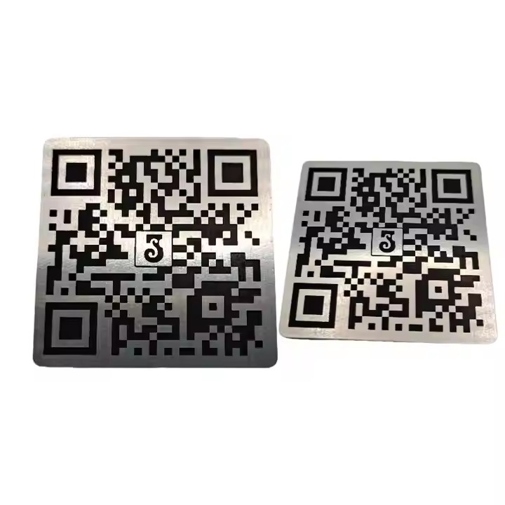 Top-Selling Rustproof Metal Barcode Labels for Plant Identification