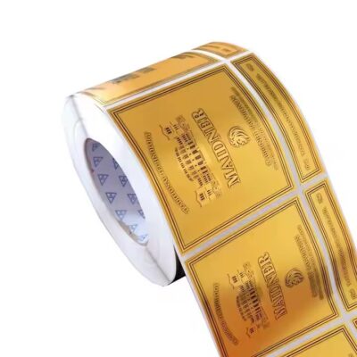 Custom Metal Self-Adhesive Aluminum Label with Strong Bonding