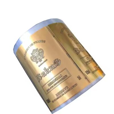Custom Metal Self-Adhesive Aluminum Label with Strong Bonding