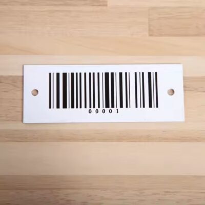 Custom UV and Offset Printed Industrial Metal Tag for Machinery