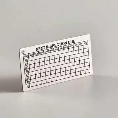Wholesale custom engraved industrial metal label for equipment signage