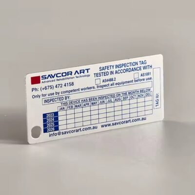 High-quality custom industrial metal label for machinery and equipment