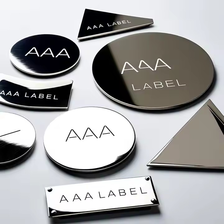 Custom stainless steel equipment identification tag