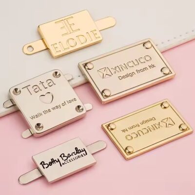 Custom Die-Cast Metal Label for Handbags