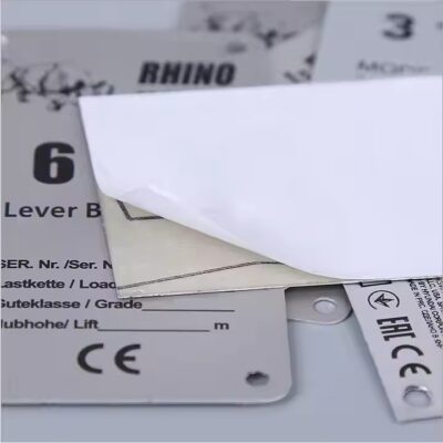 Durable Industrial Metal Tag for Equipment and Asset Identification