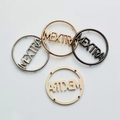 Custom Die-Cast Metal Labels for Clothing and Fashion Brands