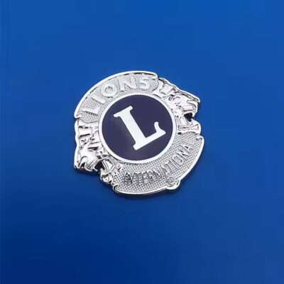 Custom 3D Club Logo Die-Cast Metal Car Badge