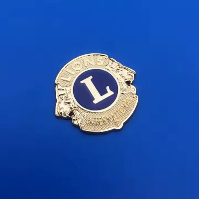 Custom 3D Club Logo Die-Cast Metal Car Badge