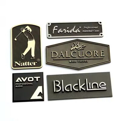 Custom Zinc Alloy Die-Cast Metal Tag for Brand Labeling