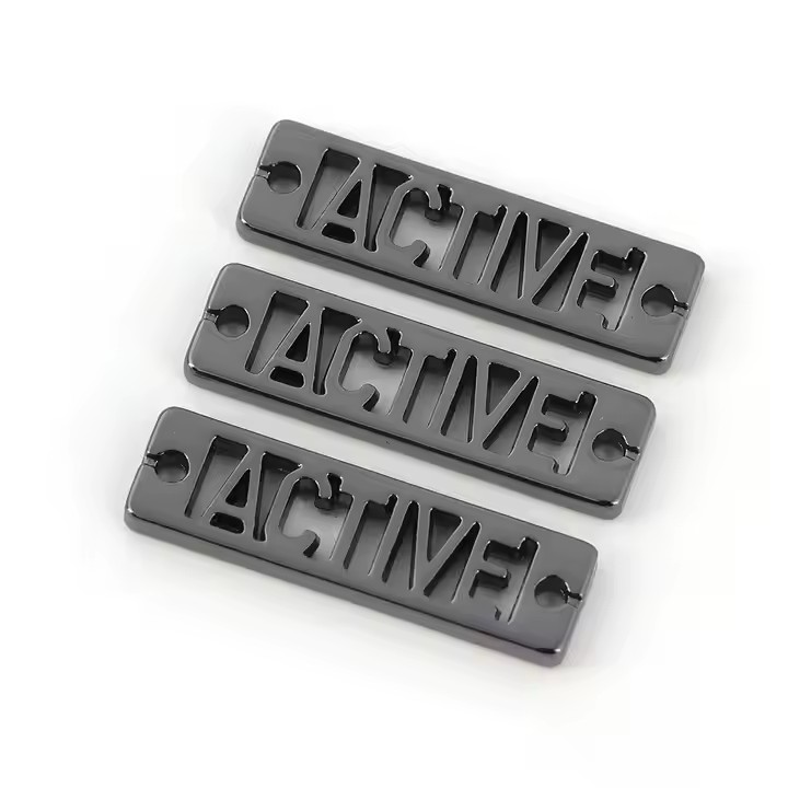 Embossed Metal Label for Garment Decoration