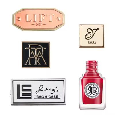 Custom 3D Embossed and Engraved Aluminum Label OEM Design

