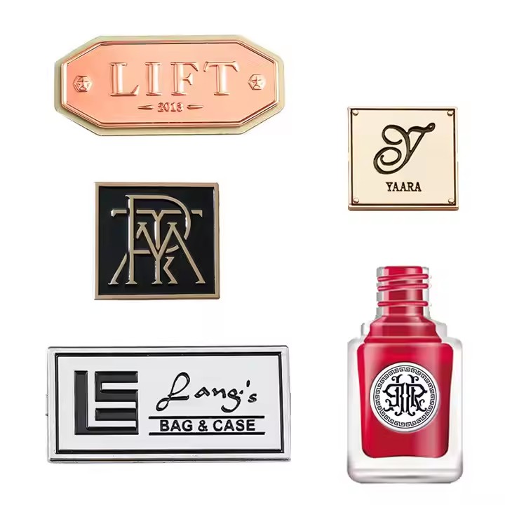 Custom 3D Embossed and Engraved Aluminum Label OEM Design