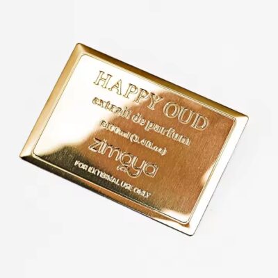 Custom Aluminum Bottle Label with Adhesive