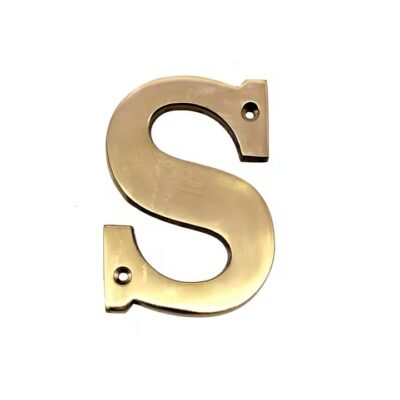 Custom brass tag for metal crafts with engraved logo