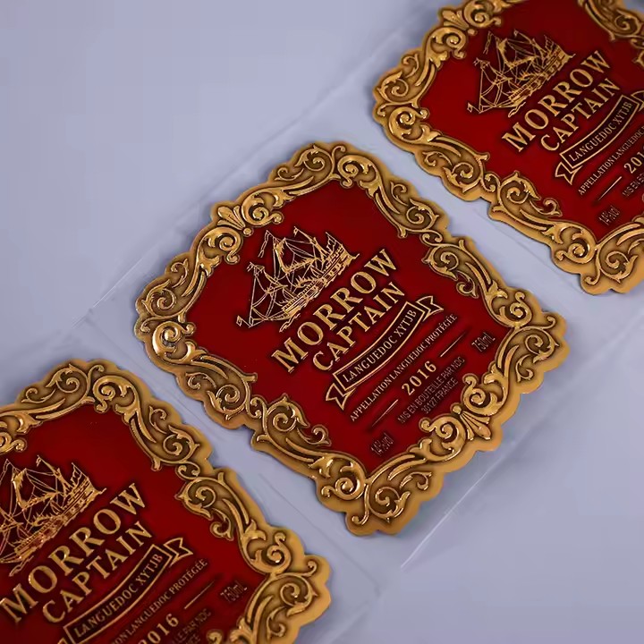 Custom OEM Private Label Aluminum Wine Tag