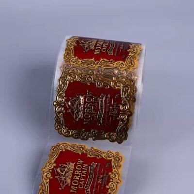 Custom OEM Private Label Aluminum Wine Tag

