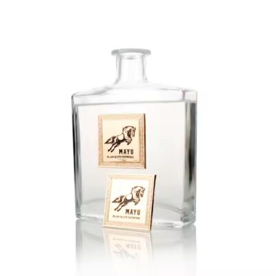 Custom metal adhesive labels for wine and drink bottles