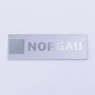 Custom Screen Printed Aluminum Label with Durable Finish