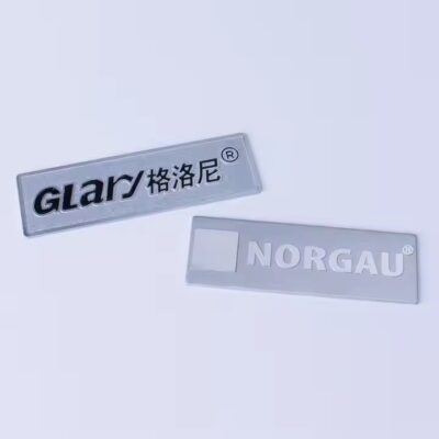 Custom Screen Printed Aluminum Label with Durable Finish