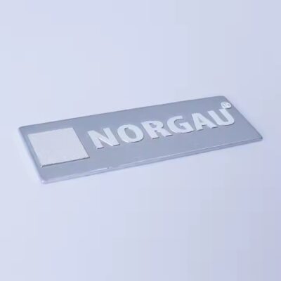 Custom Screen Printed Aluminum Label with Durable Finish