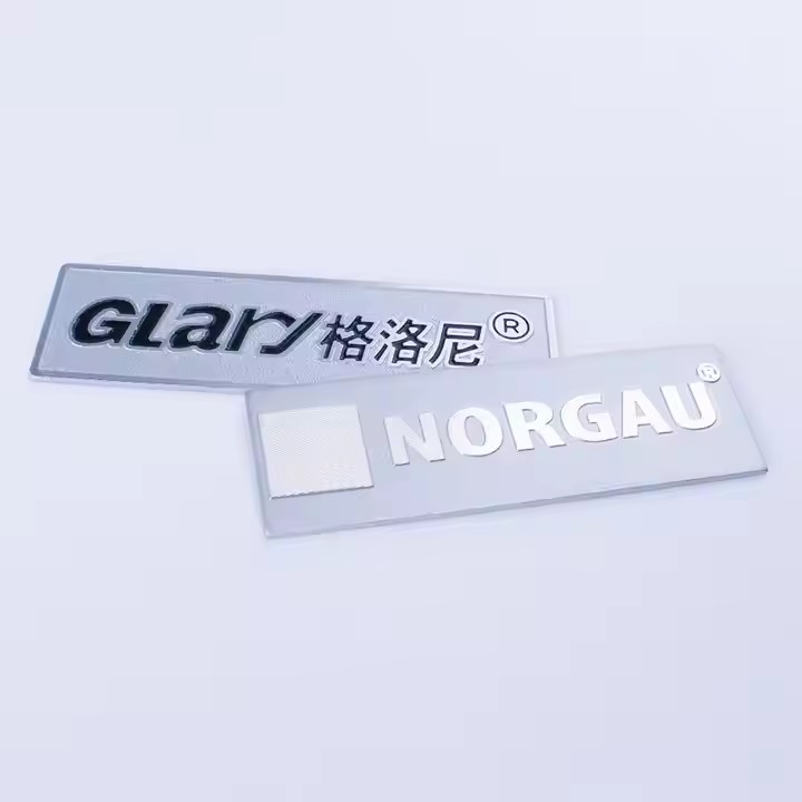 Custom Screen Printed Aluminum Label with Durable Finish