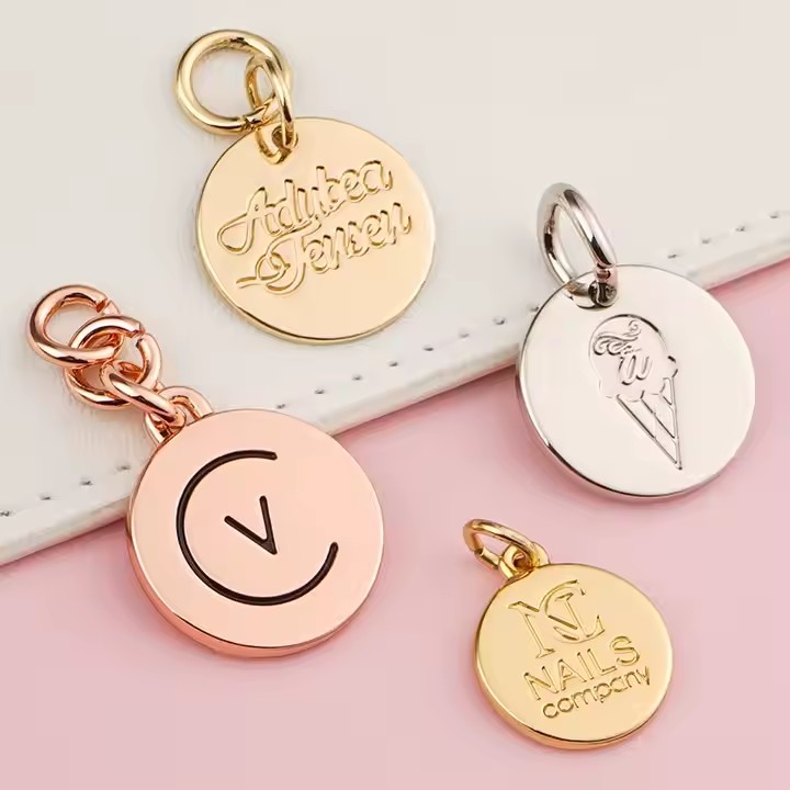 Fashion Die-Cast Metal Tag for Bag Accessories