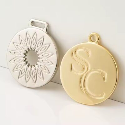 Fashion Die-Cast Metal Tag for Bag Accessories