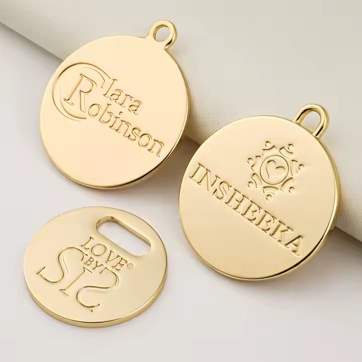 Fashion Die-Cast Metal Tag for Bag Accessories