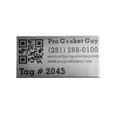 Factory-supplied custom aluminum QR code plant label for farm and nursery identification