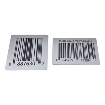 Durable digital printing metal plant barcode label for outdoor nursery use